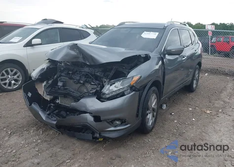 2015 Nissan Rogue Sl z USA, uszkodzony, nr VIN 5N1AT2MV0FC851697